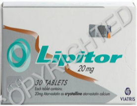 Lipitor 20mg, 30’s