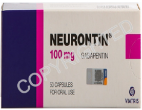 Neurontin 100mg, 50’s