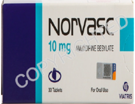 Norvasc 10mg, 30’s