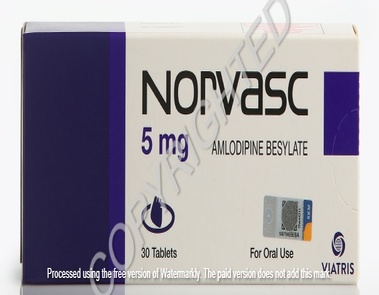 Norvasc 5mg, 30's